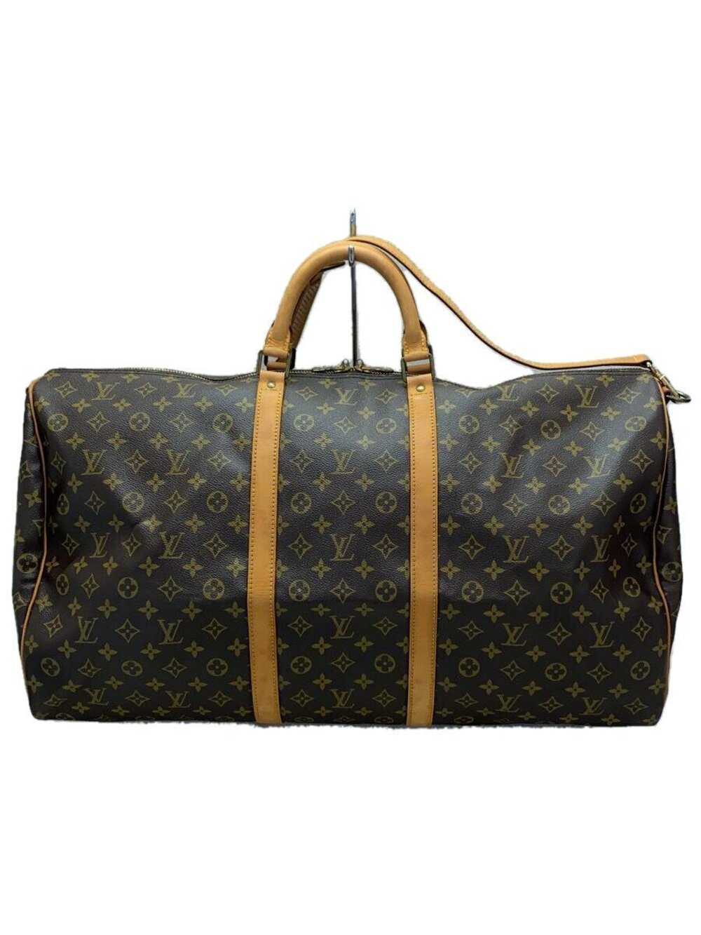 LOUIS VUITTON Keepall Bandouliere Monogram Canvas Brown
